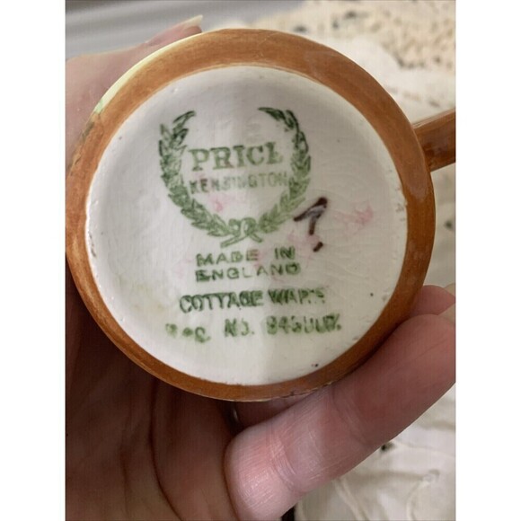 Vintage Price Kensington English Cottage Ware 845007 Tea Coffee Cups 8oz Set 3 - Picture 7 of 7